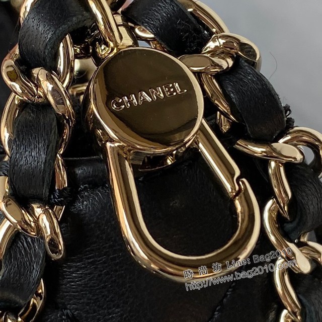 Chanel專櫃新款23p月亮包mini小廢包AP3232 香奈兒細鏈條單肩斜挎女包 djc5122